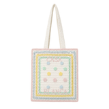 Casablanca Cotton Crochet Knit Kawaii Tote Bag in White - Boinclo - Outlet Sale Under Retail
