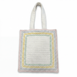 Casablanca Cotton Crochet Knit Kawaii Tote Bag in White - Boinclo - Outlet Sale Under Retail