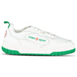 Casablanca Court Sneaker in White & Green - Boinclo - Outlet Sale Under Retail