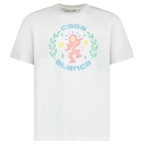 Casablanca Dance Joy T-Shirt in White - Boinclo - Outlet Sale Under Retail