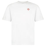 Casablanca Diamond Logo Short Sleeve T‑Shirt in White - Boinclo - Outlet Sale Under Retail