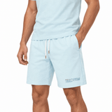 Casablanca Drawstring Cotton Shorts in Light Blue - Boinclo - Outlet Sale Under Retail