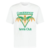 Casablanca Eagle Tennis Club T-Shirt in White - Boinclo - Outlet Sale Under Retail