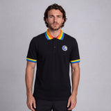 Casablanca Embroidered Logo Short Sleeve Polo Black - Boinclo - Outlet Sale Under Retail