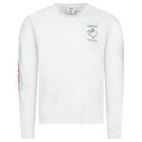 Casablanca Fuji Dream Screen Printed Long Sleeve T-Shirt White - Boinclo - Outlet Sale Under Retail