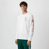 Casablanca Fuji Dream Screen Printed Long Sleeve T-Shirt White - Boinclo - Outlet Sale Under Retail