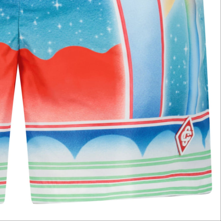 Casablanca Galaxy Court Swim Shorts in Multicolour - Boinclo - Outlet Sale Under Retail
