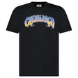 Casablanca "Gradient Gothic" Short-Sleeve T-Shirt in Black - Boinclo - Outlet Sale Under Retail
