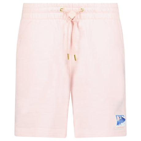 Casablanca "Greek Temple" Rubber Patch Sweatshorts in Pink - Boinclo - Outlet Sale Under Retail