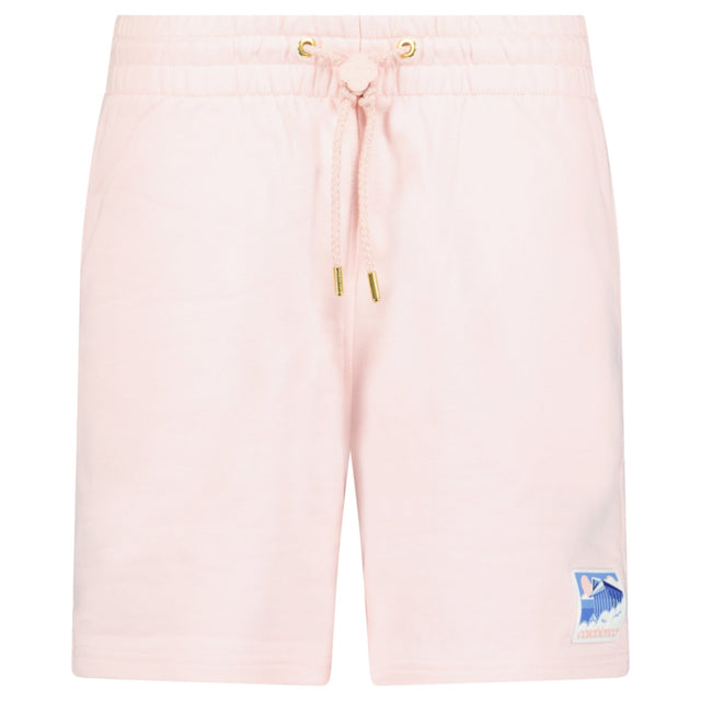 Casablanca "Greek Temple" Rubber Patch Sweatshorts in Pink - Boinclo - Outlet Sale Under Retail