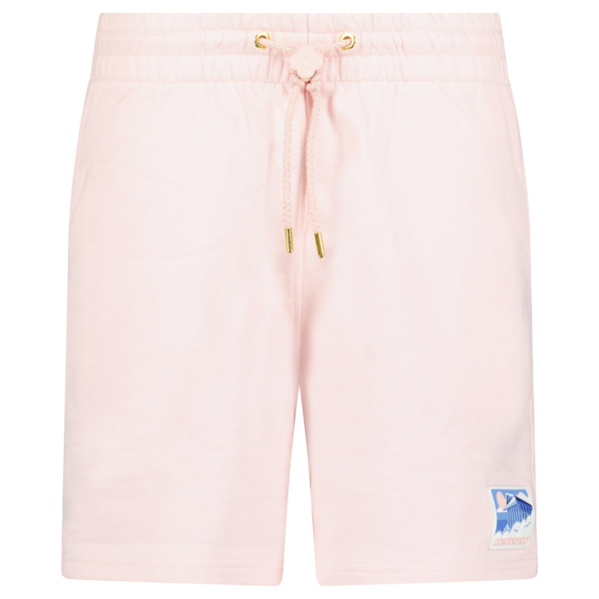 Casablanca "Greek Temple" Rubber Patch Sweatshorts in Pink - Boinclo - Outlet Sale Under Retail