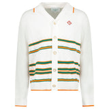 Casablanca Heart Pointelle Shirt Off White - Boinclo - Outlet Sale Under Retail