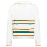 Casablanca Heart Pointelle Shirt Off White - Boinclo - Outlet Sale Under Retail