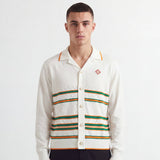Casablanca Heart Pointelle Shirt Off White - Boinclo - Outlet Sale Under Retail