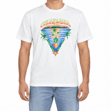Casablanca Innocence Triangle Short Sleeve T-Shirt in White - Boinclo - Outlet Sale Under Retail