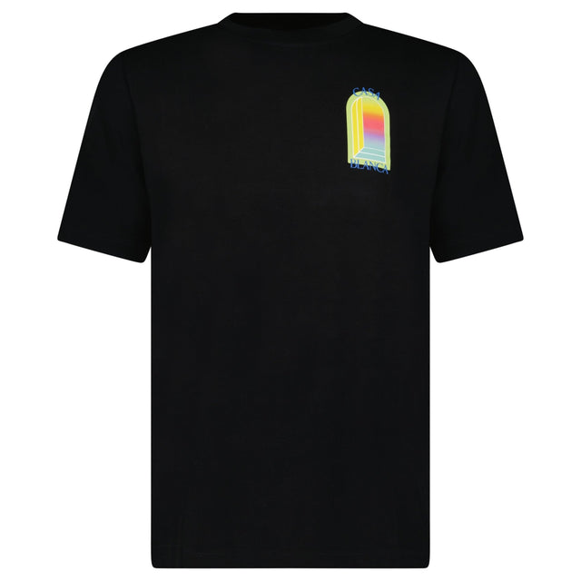 Casablanca L'Arche Screen-Print T-Shirt in Black - Boinclo - Outlet Sale Under Retail