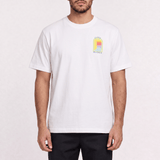 Casablanca L'Arche Screen-Print T-Shirt in White - Boinclo - Outlet Sale Under Retail