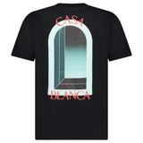 Casablanca L'Arche Short Sleeve T-Shirt in Black - Boinclo - Outlet Sale Under Retail