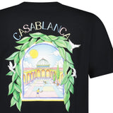 Casablanca L'Arche Tennis Club T-Shirt in Black - Boinclo - Outlet Sale Under Retail
