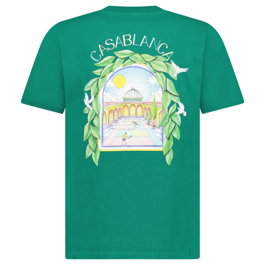 Casablanca L'Arche Tennis Club T-Shirt in Green - Boinclo - Outlet Sale Under Retail
