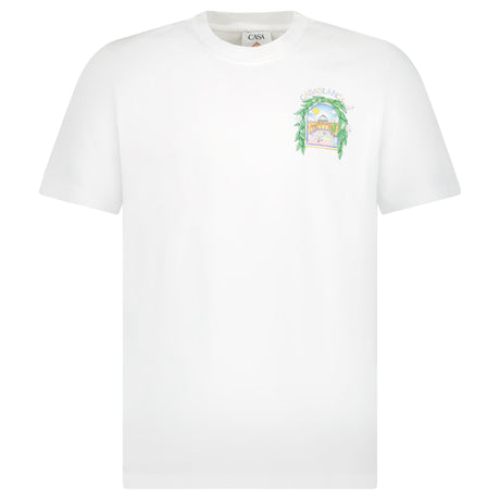 Casablanca L'Arche Tennis Club T-Shirt in White - Boinclo - Outlet Sale Under Retail