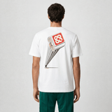 Casablanca Leaning Column Printed T-Shirt White - Boinclo - Outlet Sale Under Retail