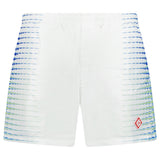 Casablanca Logo-Patch Swim Shorts in White - Boinclo - Outlet Sale Under Retail