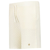 Casablanca Logo Textured Cotton-Blend Shorts in Light Beige - Boinclo - Outlet Sale Under Retail