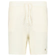 Casablanca Logo Textured Cotton-Blend Shorts in Light Beige - Boinclo - Outlet Sale Under Retail