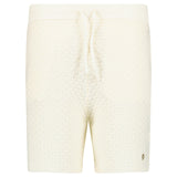 Casablanca Logo Textured Cotton-Blend Shorts in Light Beige - Boinclo - Outlet Sale Under Retail
