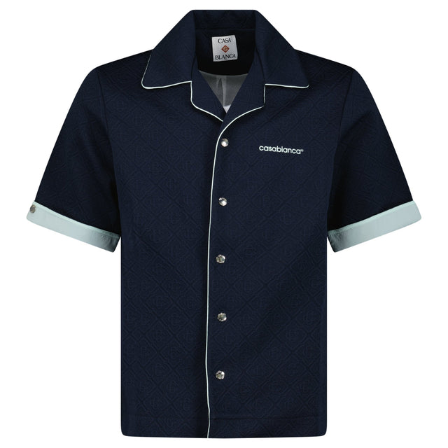 Casablanca Monogram Jacquard Knit Set Navy - Boinclo - Outlet Sale Under Retail