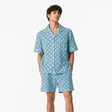 Casablanca Monogram Towelling Set in Turquoise Green - Boinclo - Outlet Sale Under Retail