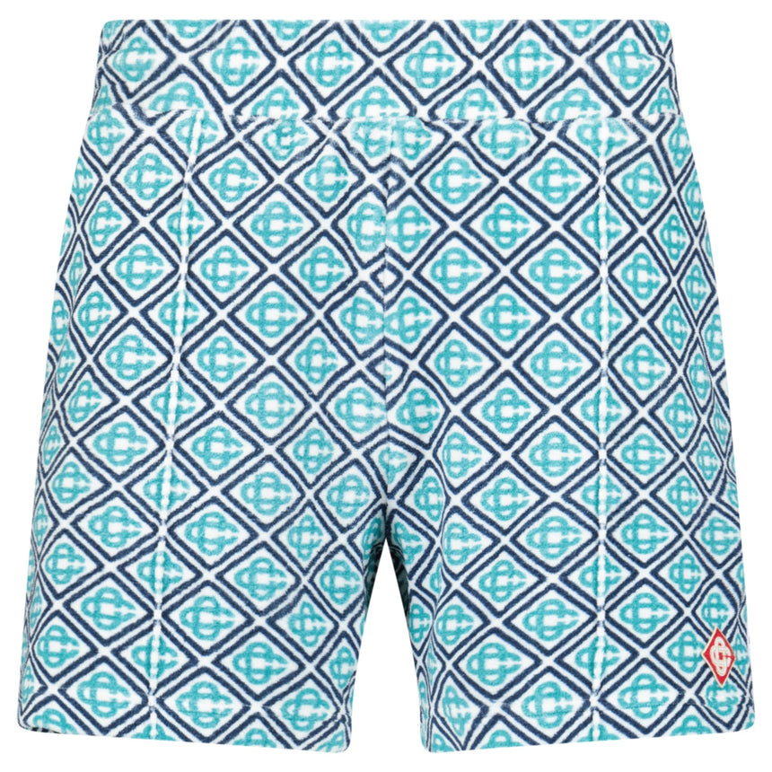 Casablanca Monogram Towelling Set in Turquoise Green - Boinclo - Outlet Sale Under Retail