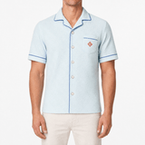 Casablanca Monogram Towelling Shirt in Light Blue - Boinclo - Outlet Sale Under Retail