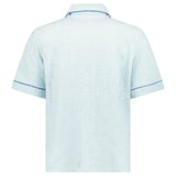 Casablanca Monogram Towelling Shirt in Light Blue - Boinclo - Outlet Sale Under Retail
