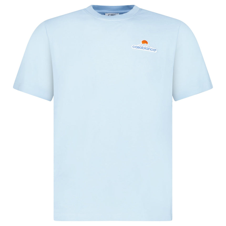 Casablanca Montagne Patch T-Shirt in Light Blue - Boinclo - Outlet Sale Under Retail