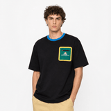 Casablanca Montagne Short Sleeve T-Shirt in Black - Boinclo - Outlet Sale Under Retail