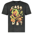 Casablanca “Music For The People” Printed T-Shirt in Black - Boinclo - Outlet Sale Under Retail