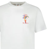 Casablanca Nature Teacher Organic Cotton T-Shirt in White - Boinclo - Outlet Sale Under Retail