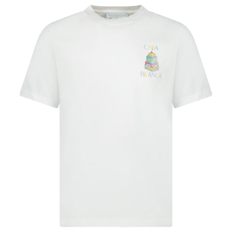 Casablanca ‘Objets En Vrac’ Organic Cotton T-Shirt in White - Boinclo - Outlet Sale Under Retail