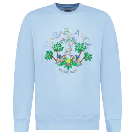 Casablanca Palm Springs Tennis Club Sweatshirt in Blue - Boinclo - Outlet Sale Under Retail