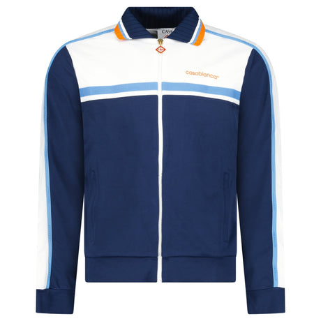 Casablanca Pique Track Jacket in Navy - Boinclo - Outlet Sale Under Retail