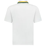 Casablanca Primary Stripe Knit Collar Classic Polo in Bright White - Boinclo - Outlet Sale Under Retail
