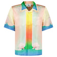 Casablanca Printed 'Lucid Dreams' Short-Sleeve Silk Shirt in Multicolour - Boinclo - Outlet Sale Under Retail