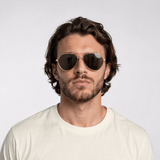 Casablanca Stainless Steel Aviator Sunglasses gold - Boinclo - Outlet Sale Under Retail