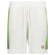 Casablanca Stripe Crochet Shorts in White and Green - Boinclo - Outlet Sale Under Retail