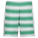 Casablanca Striped Jacquard Track Shorts in White/Green - Boinclo - Outlet Sale Under Retail