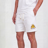 Casablanca Studio De Musiques Sweat Shorts in White - Boinclo - Outlet Sale Under Retail