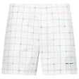 Casablanca "Tennis Check" Technical Swim Shorts in White - Boinclo - Outlet Sale Under Retail
