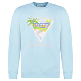 Casablanca ‘Tennis Club’ Graphic Sweatshirt in Baby Blue - Boinclo - Outlet Sale Under Retail